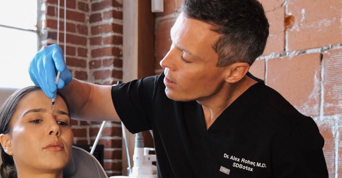 Dr. Roher providing nose lift thread vs rhinoplasty consultancy to patien